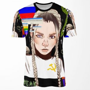Nastya Kreslina Ic3Peak All-over-print T-shirt