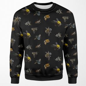 Native Australian Bees Pattern All-over-print Unisex Sweatshirt