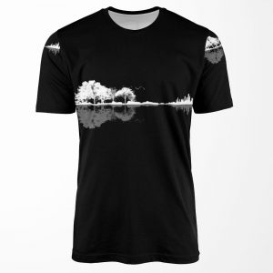 Nature Guitar All-over-print T-shirt