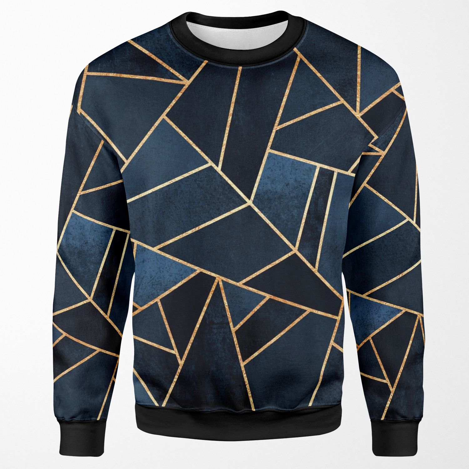 Navy Stone All-over-print Unisex Sweatshirt