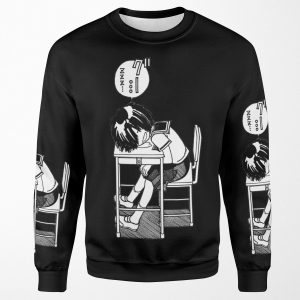 Nazo No Kanojo X Mysterious Girlfriend X Sleeping Urabe All-over-print Unisex Sweatshirt