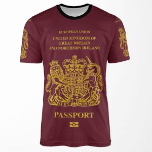 Ndvh Eu Uk Passport All-over-print T-shirt