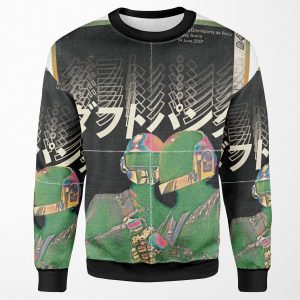 Neon Daft Punk Japanese Style All-over-print Unisex Sweatshirt