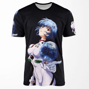 Neon Genesis Evangelion Rei Ayanami All-over-print T-shirt
