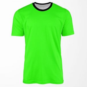Neon Green Color All-over-print T-shirt