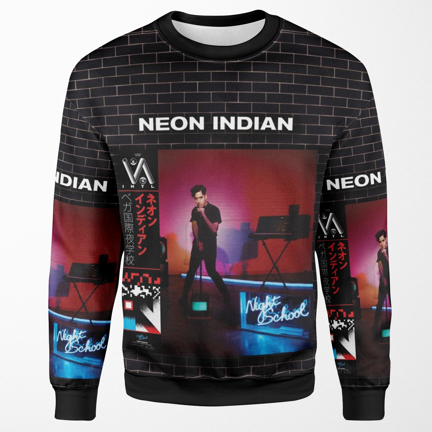 Neon Indian Vega Intl Night School All-over-print Unisex Sweatshirt