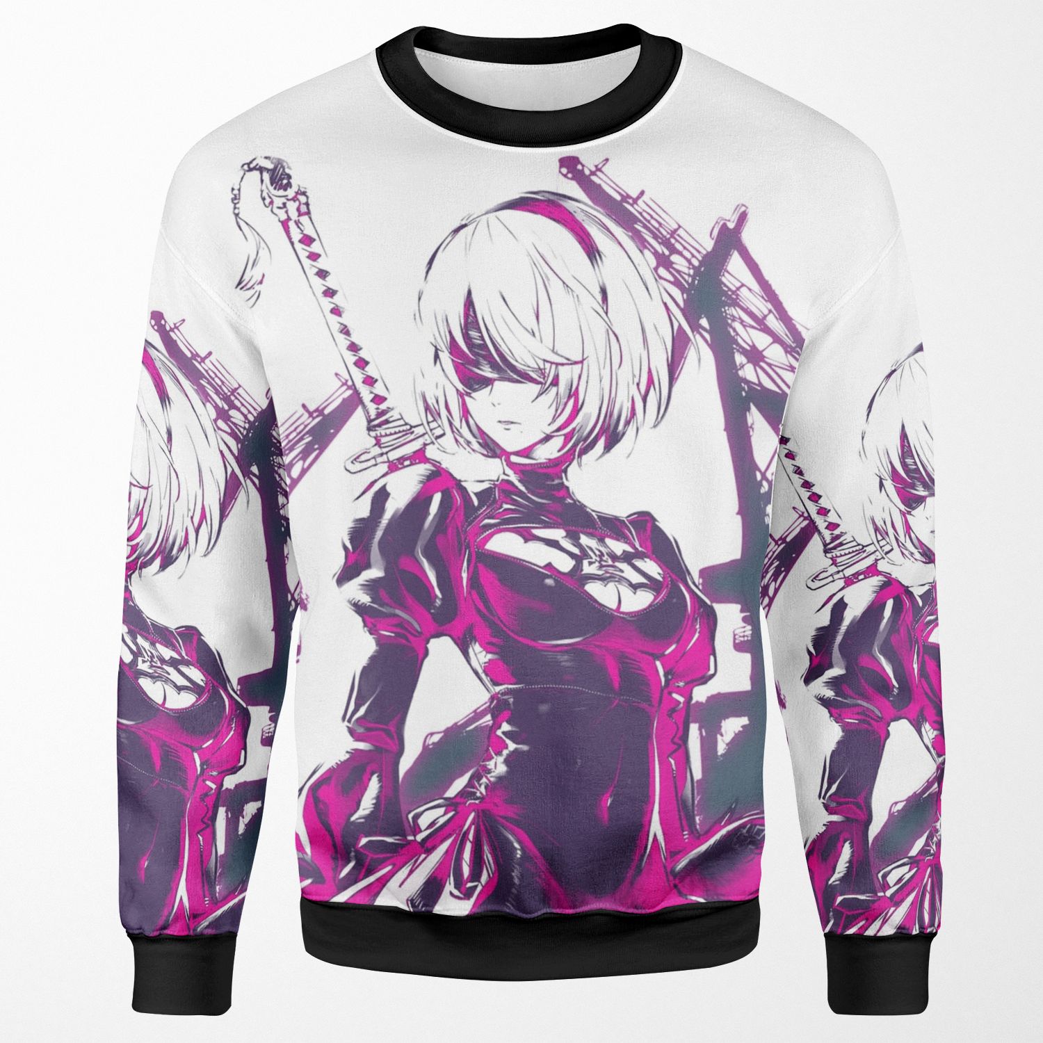 Neon Nier All-over-print Unisex Sweatshirt
