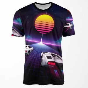 Neon Skyway All-over-print T-shirt