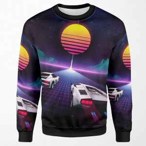 Neon Skyway All-over-print Unisex Sweatshirt