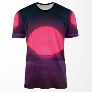Neon Sunset All-over-print T-shirt