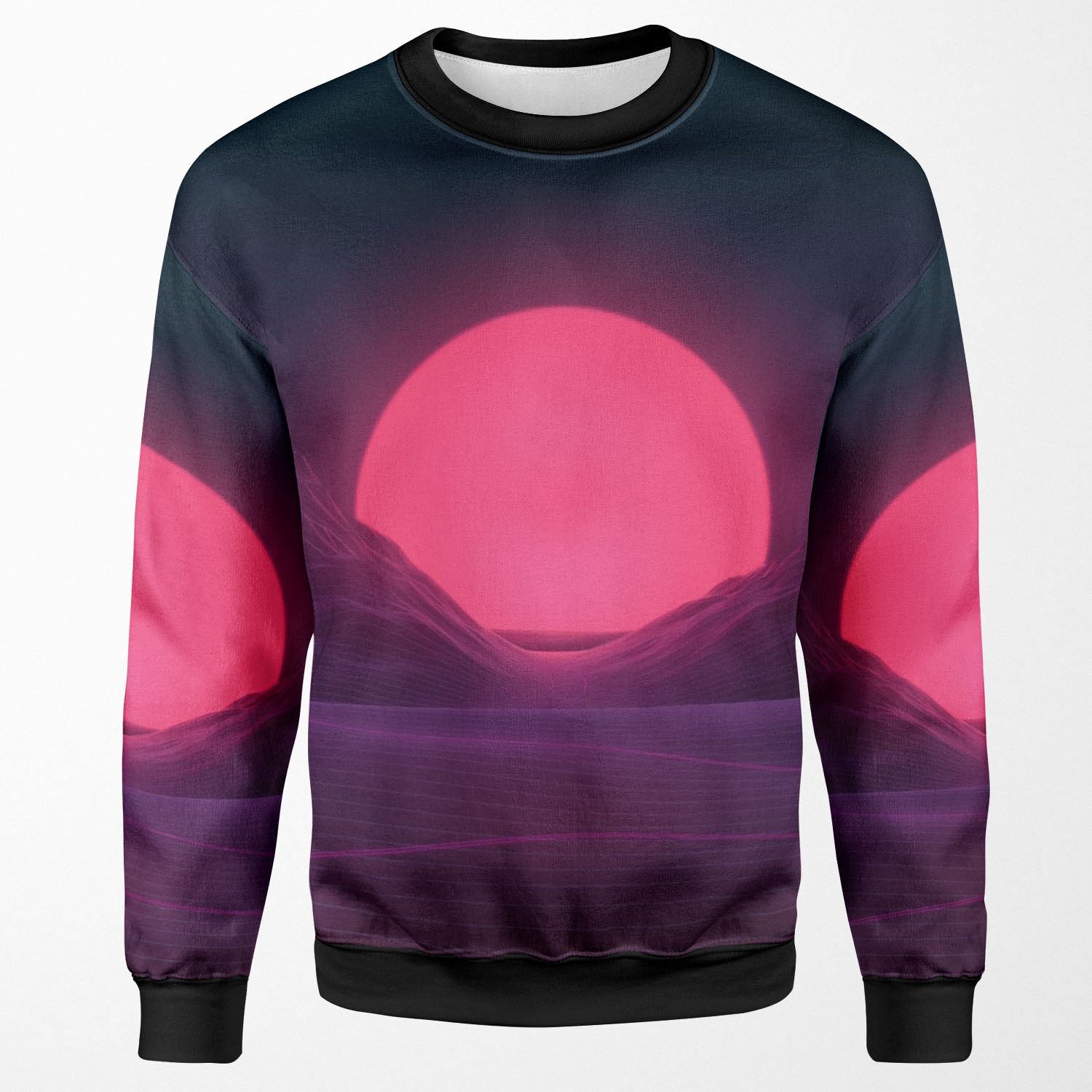 Neon Sunset All-over-print Unisex Sweatshirt