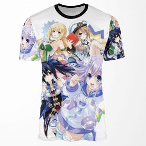 Neptunia Cpus All-over-print T-shirt