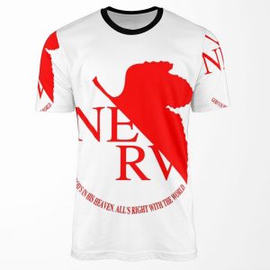 Nerv Logo Neon Genesis Evangelion All-over-print T-shirt