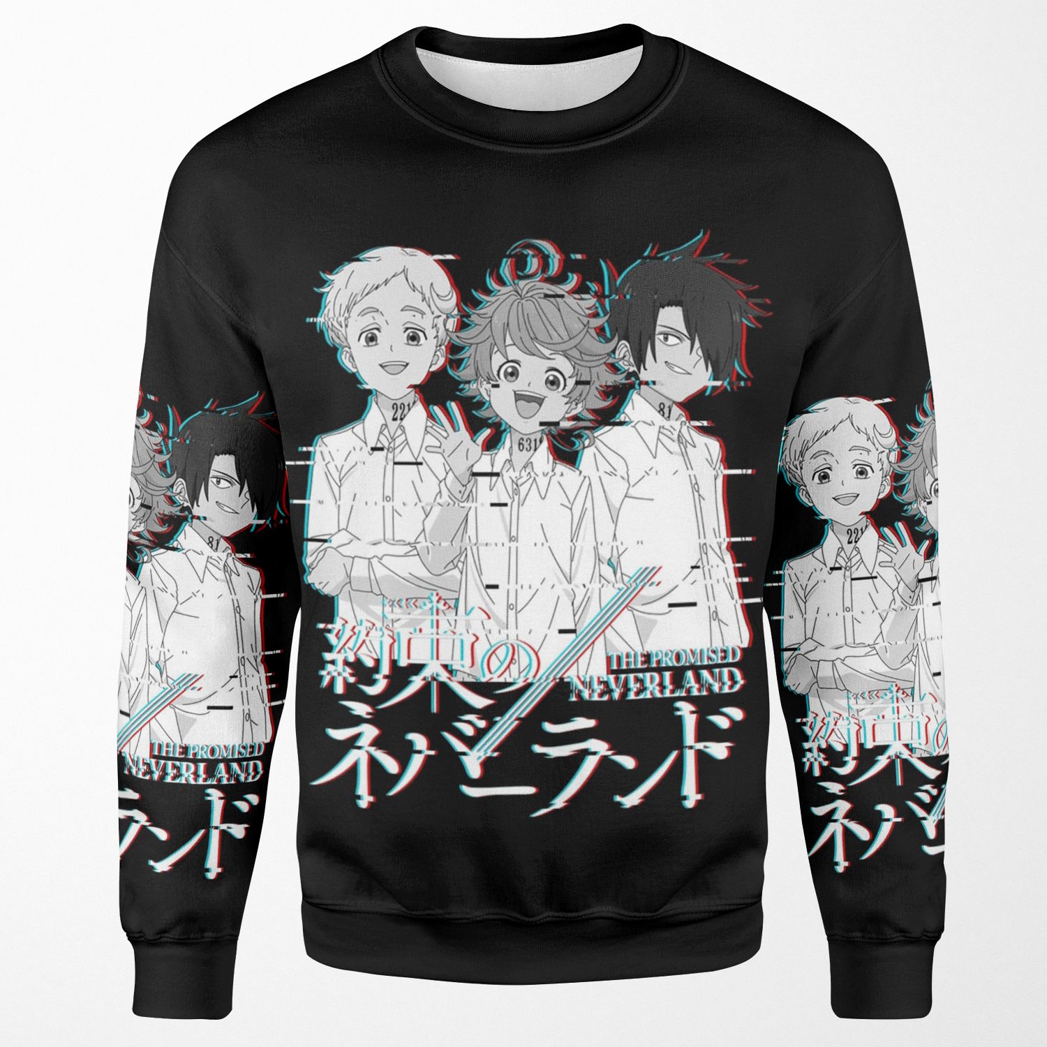 Neverland Glitch All-over-print Unisex Sweatshirt