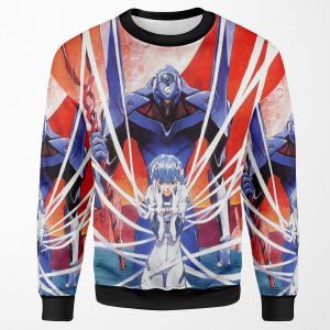 Newtype Evangelion Rei All-over-print Unisex Sweatshirt