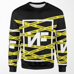 Nf Caution All-over-print Unisex Sweatshirt