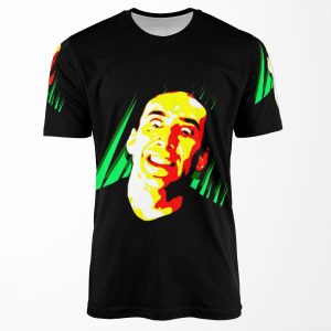 Nicholas Cage Losing It All-over-print T-shirt