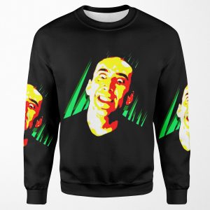 Nicholas Cage Losing It All-over-print Unisex Sweatshirt