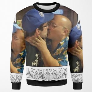 Nick And Stav Kiss All-over-print Unisex Sweatshirt