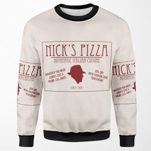 Nick S Pizza All-over-print Unisex Sweatshirt