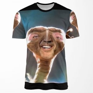 Nicolas Cage As Et All-over-print T-shirt