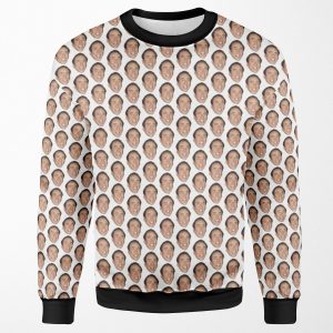 Nicolas Cage Face Pattern Design All-over-print Unisex Sweatshirt