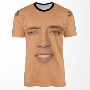 Nicolas Cage Full Face All-over-print T-shirt