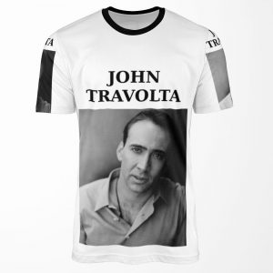 Nicolas Travolta John Cage Wtf All-over-print T-shirt