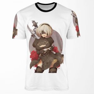 Nier Automata 2B All-over-print T-shirt
