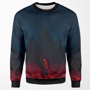Night Bridgers Land Star All-over-print Unisex Sweatshirt