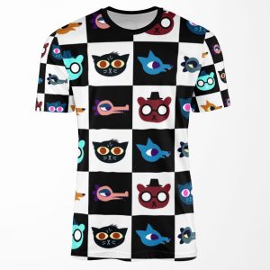 Night In The Woods Pattern Mae Bea Gregg Angus All-over-print T-shirt
