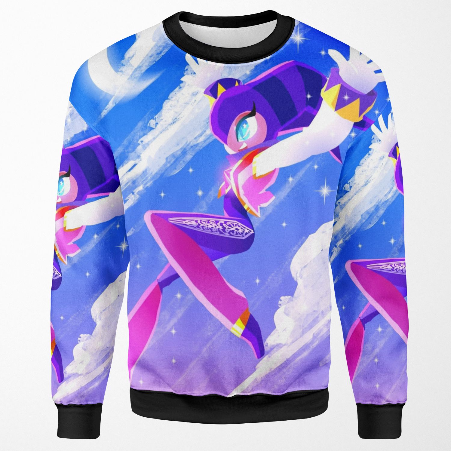 Night Sky Moon All-over-print Unisex Sweatshirt
