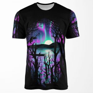 Night With Aurora All-over-print T-shirt