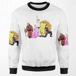 Nightman And Dayman All-over-print Unisex Sweatshirt