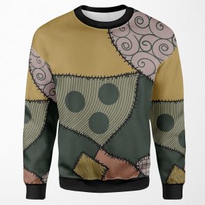 Nightmare Before Christmas Sally Pattern All-over-print Unisex Sweatshirt