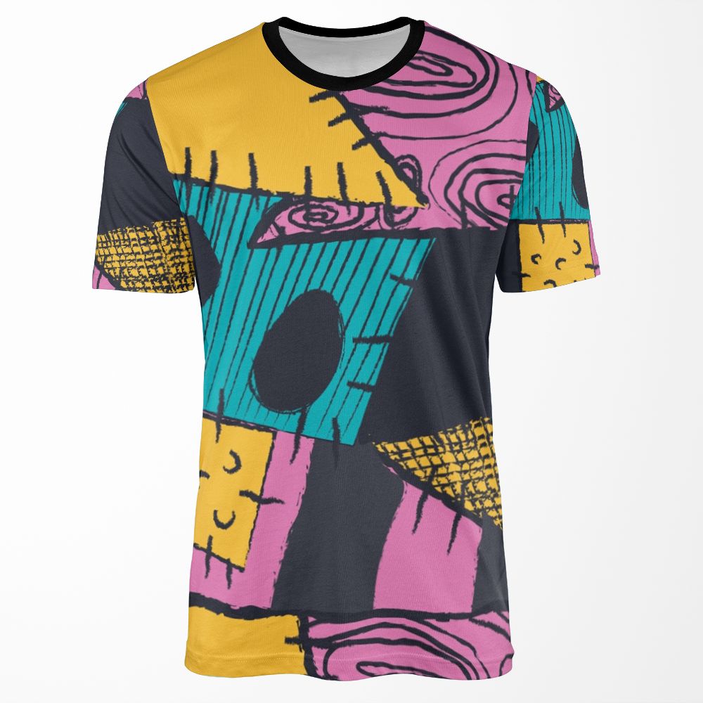 Nightmare Sewn Pattern All-over-print T-shirt