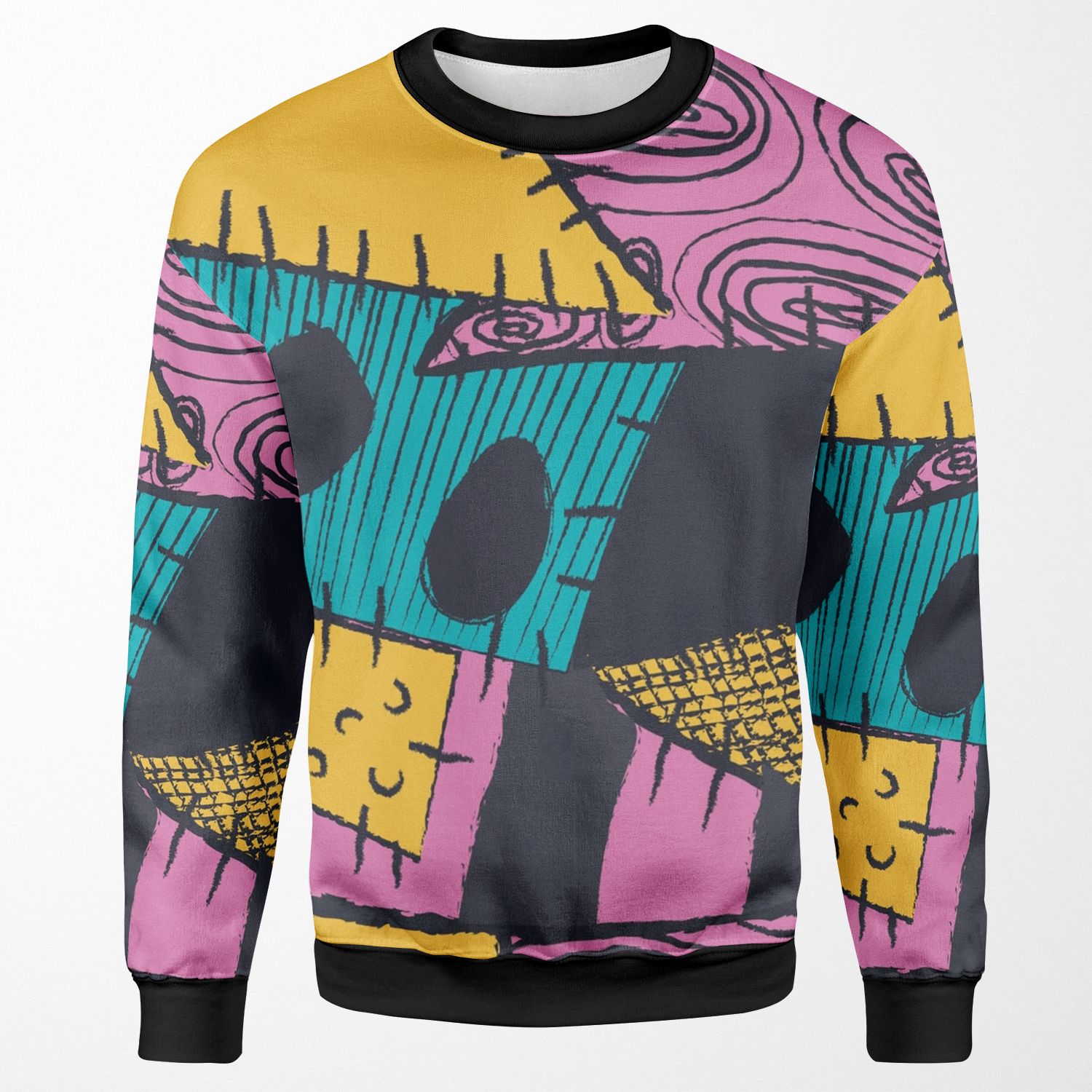 Nightmare Sewn Pattern All-over-print Unisex Sweatshirt