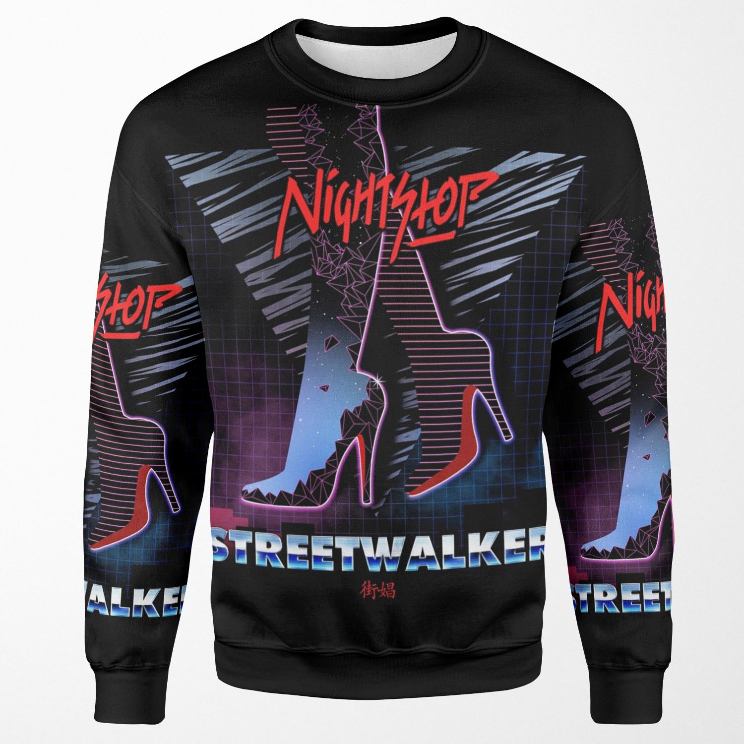 Nightstop Streetwalker All-over-print Unisex Sweatshirt