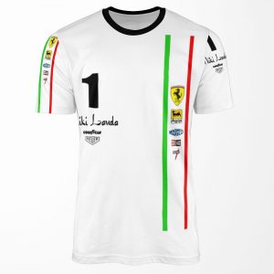 Niki Lauda Ferarri F1 1976 1975 All-over-print T-shirt