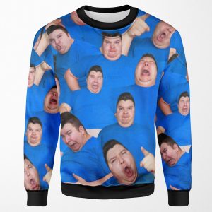 Nikocado Blue All-over-print Unisex Sweatshirt