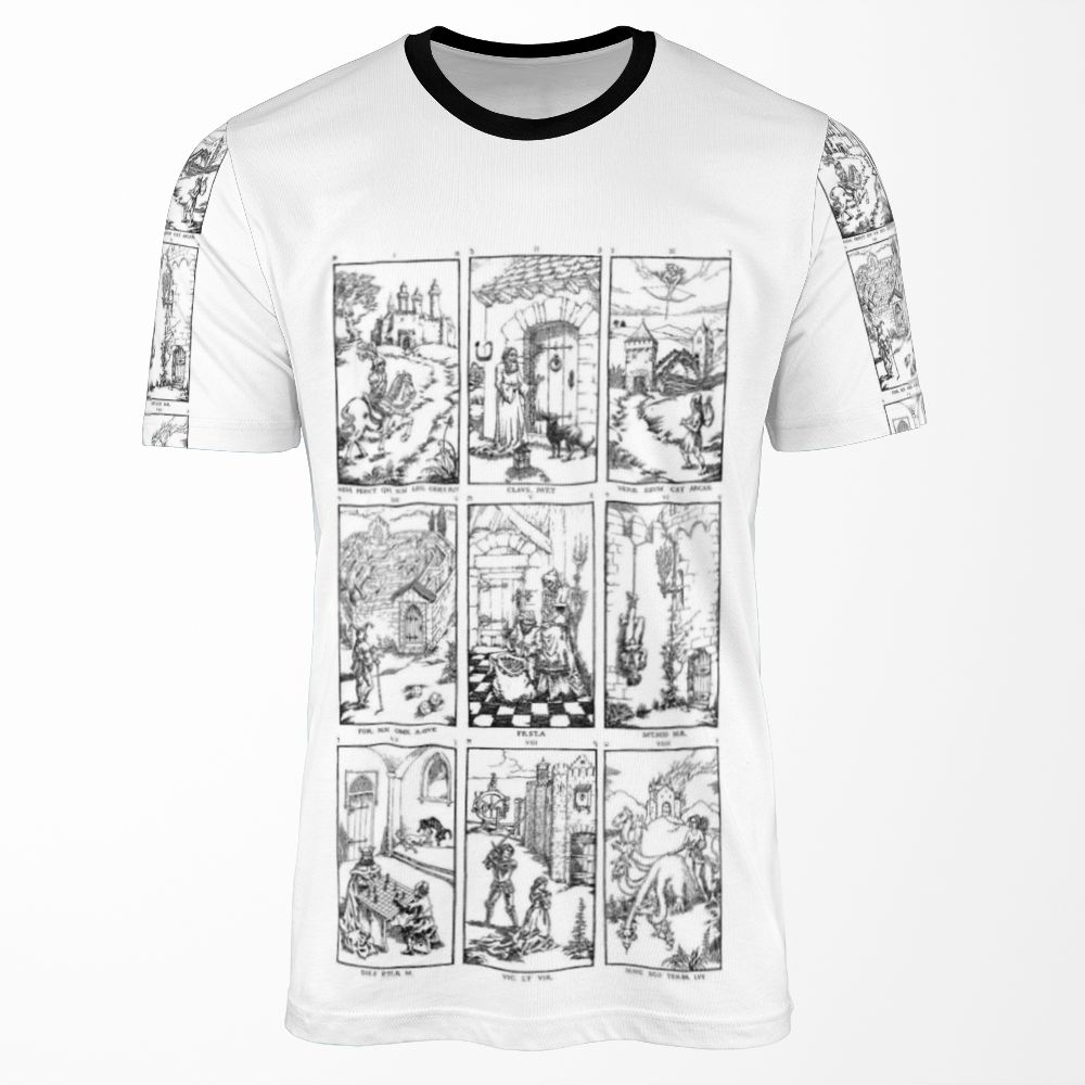 Nine Gates Of The Kingdom Of Shadows All-over-print T-shirt
