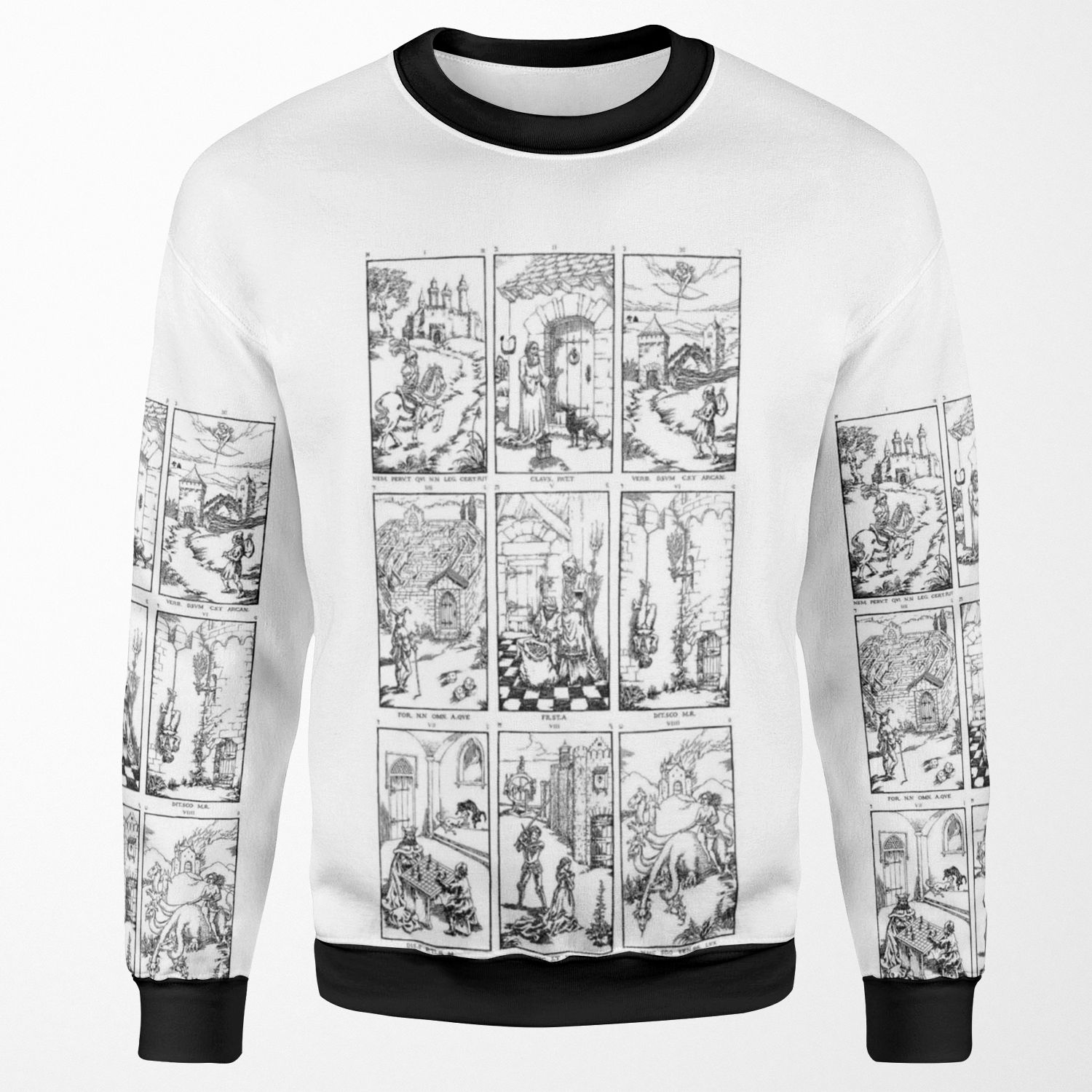 Nine Gates Of The Kingdom Of Shadows All-over-print Unisex Sweatshirt