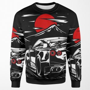 Nissan Gt R Nismo Haruna All-over-print Unisex Sweatshirt