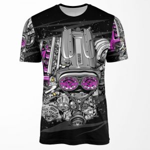 Nissan Rb26 Engine All-over-print T-shirt