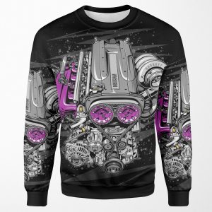 Nissan Rb26 Engine All-over-print Unisex Sweatshirt
