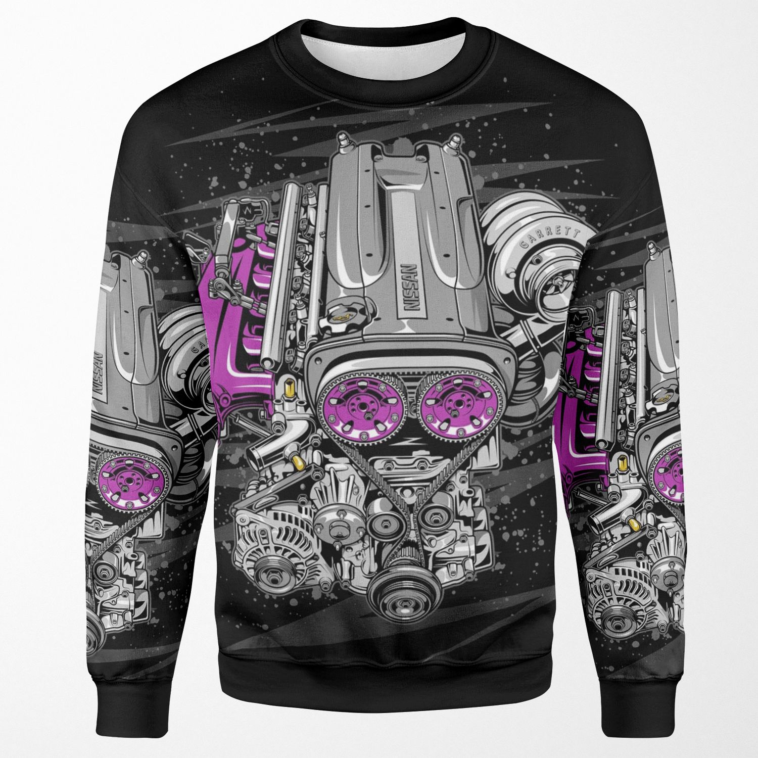 Nissan Rb26 Engine All-over-print Unisex Sweatshirt