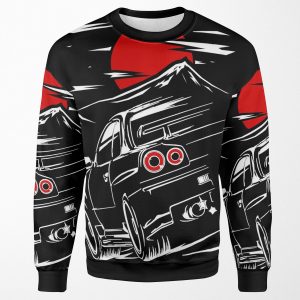 Nissan Skyline Gtr 34 Haruna All-over-print Unisex Sweatshirt