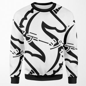 Nissan Stagea Double Unicorn All-over-print Unisex Sweatshirt