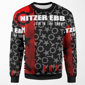 Nitzer Ebb Join In The Chant Muscle And Hate All-over-print Unisex Sweatshirt