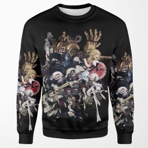 No More Heroes Top 10 Ranked Assassins Concept Art Collage All-over-print Unisex Sweatshirt